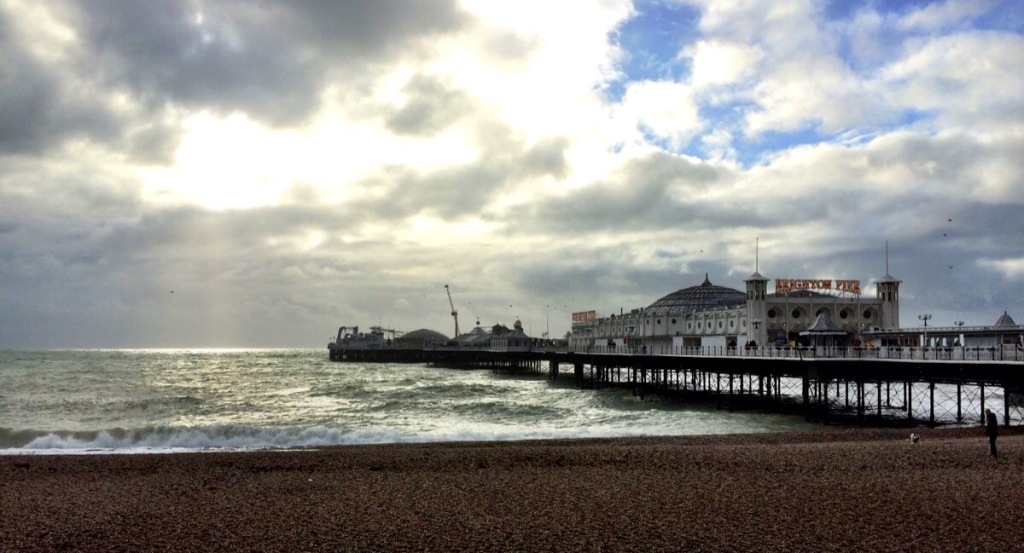 Sunlight hits Brighton